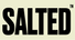 Black text 'SALTED' on a beige background